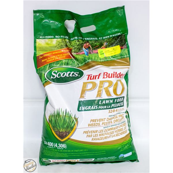 SCOTTS TURF BUILDER PRO LAWN FOOD 5.2 KG