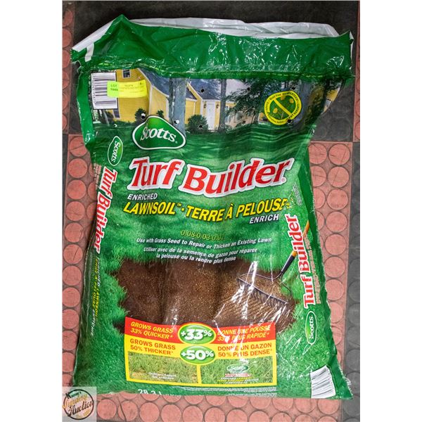 28.3L SCOTTS TURF BUILDER ENRICHED LAWN SOIL