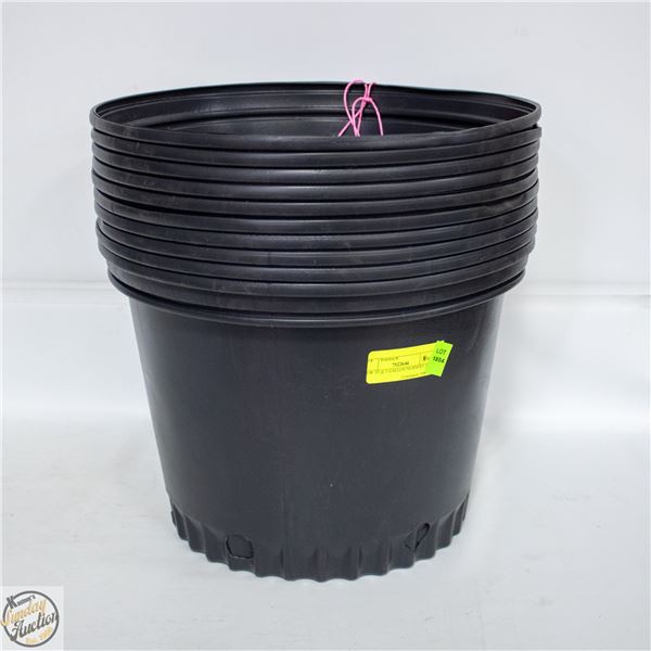 NEW 10 @ 5 GALLON NURSERY POT