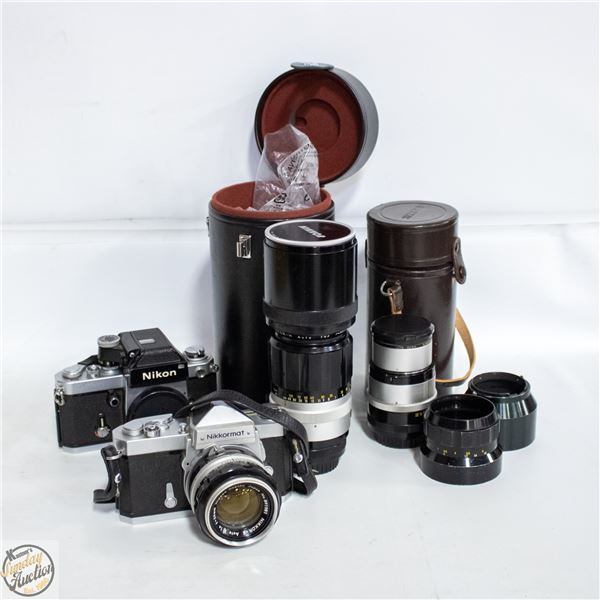 NIKON / NIKKORMAT CAMERAS & LENSES