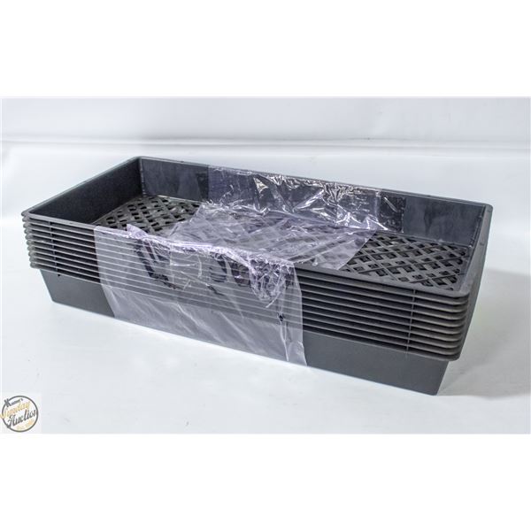 NEW 10 MESH BOTTOM 1020 TRAYS