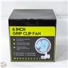 Image 1 : 6” GRIP CLIP FAN – TWO SPEEDS.