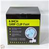 Image 1 : 6” GRIP CLIP FAN – TWO SPEEDS.