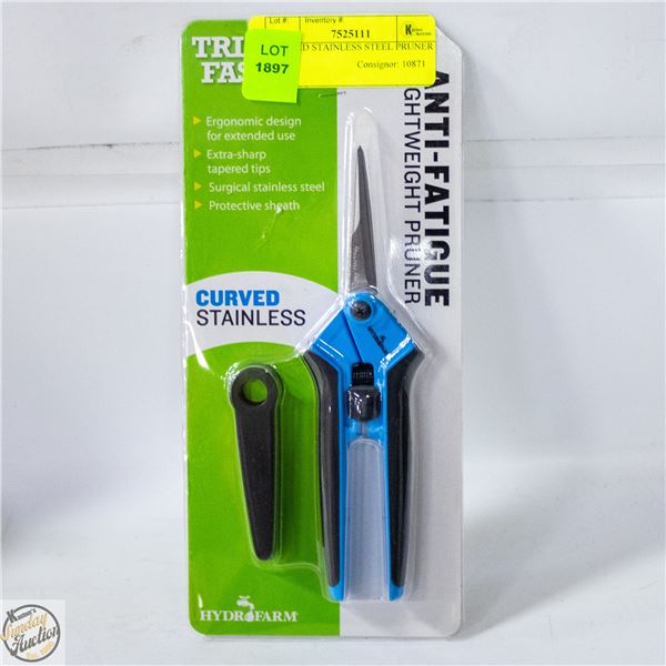 CURVED STAINLESS STEEL PRUNER