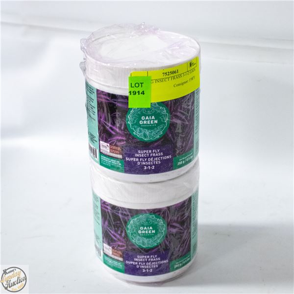 2 @ 250 G INSECT FRASS 3-1-2 GAIA GREEN