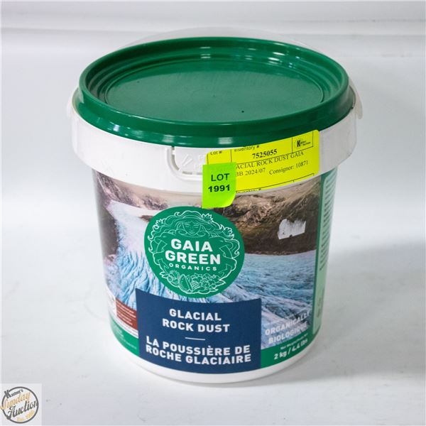 2 KG GLACIAL ROCK DUST GAIA GREEN BB 2024/07