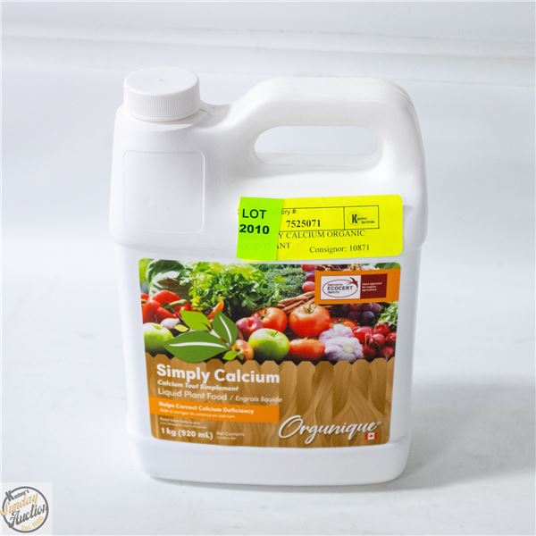 1 KG SIMPLY CALCIUM ORGANIC LIQUID PLANT