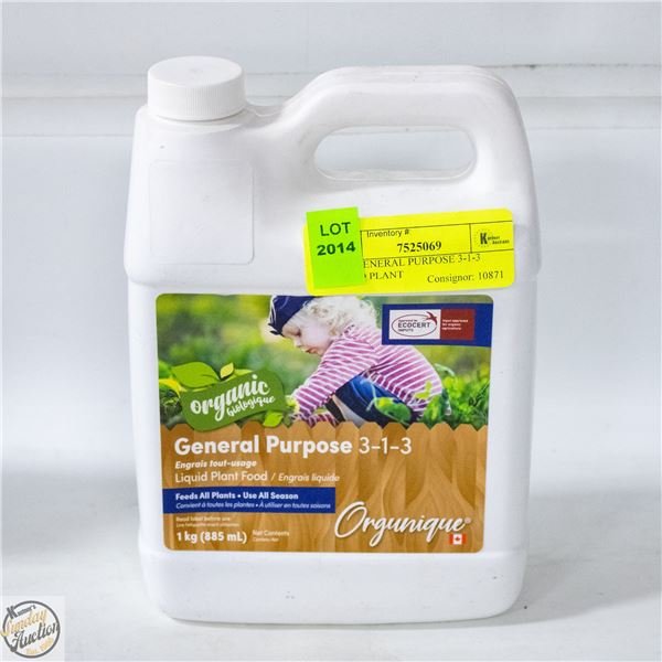 1 KG GENERAL PURPOSE 3-1-3 LIQUID PLANT