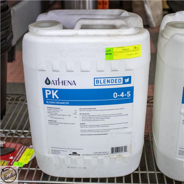 18.92 L ATHENA PLANT NUTRIENTS PK 0-4-5