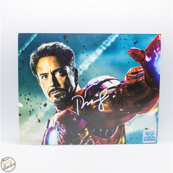 ROBERT DOWNEY JR. SIGNED IRONMAN PHOTO W/COA