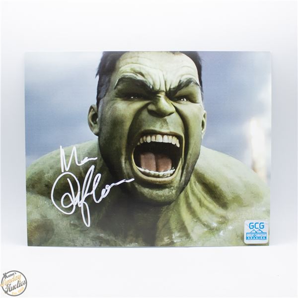 MARK RUFFALO – HULK SIGNED PHOTO W/COA