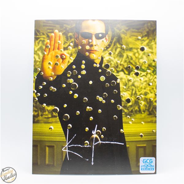 KEANU REEVES – MATRIX SIGNED PHOTO W/LOA