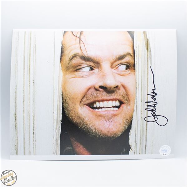 JACK NICHOLSON SIGNED THE SHINING PHOTO W/COA