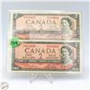 Image 1 : CANADIAN 4X$1 UNCIRULATED BANK NOTES