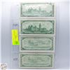Image 2 : CANADIAN 4X$1 1954 AND 1967 BANK NOTES