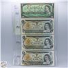 Image 1 : CANADIAN 4X$1 UNCIRULATED BANK NOTES