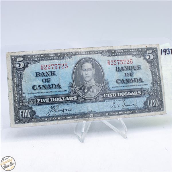 1935 $5 BILL SE# DS2275725