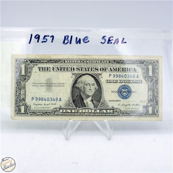 USA 1957 RED SEAL $1 BILL