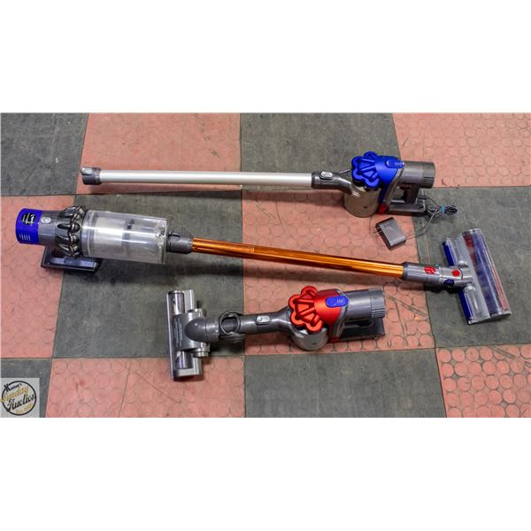 LOT OF WORKING DYSON VACS