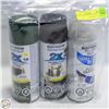 Image 1 : 3PK RUSTOLEUM SPRAY PAINT