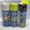 Image 1 : 3PK RUSTOLEUM SPRAY PAINT