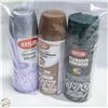 Image 1 : 3PK KRYLON SPRAY PAINT