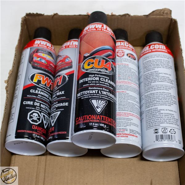 LOT OF AUTO CLEANER/WAX SPRAY