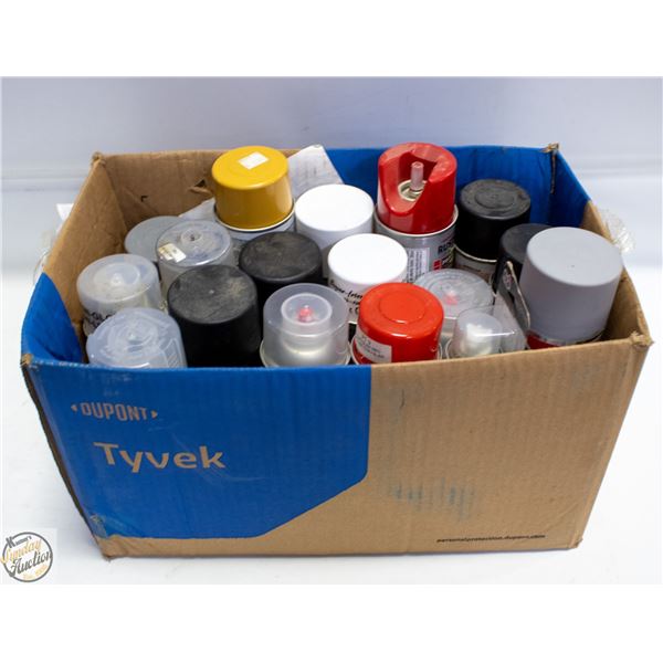 LOT OF SPRAY PAINT