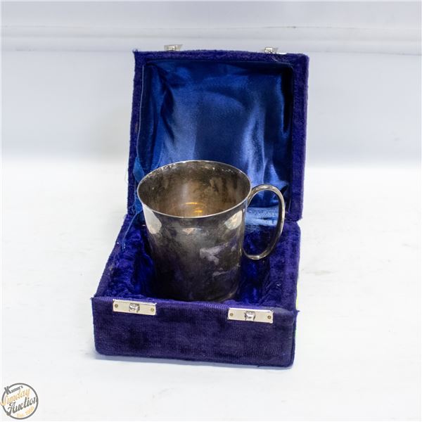 E.P.BRASS IN PURPLE VELVET BOX