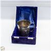 Image 1 : E.P.BRASS IN PURPLE VELVET BOX