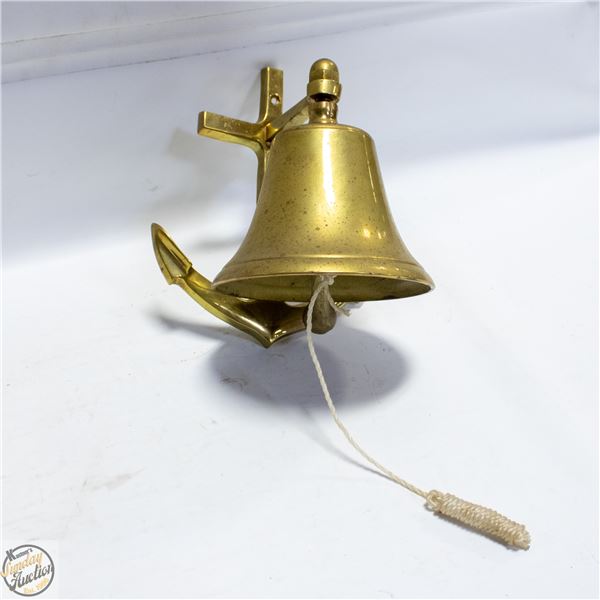 ANCHOR WALL MOUNTABLE BRASS BELL