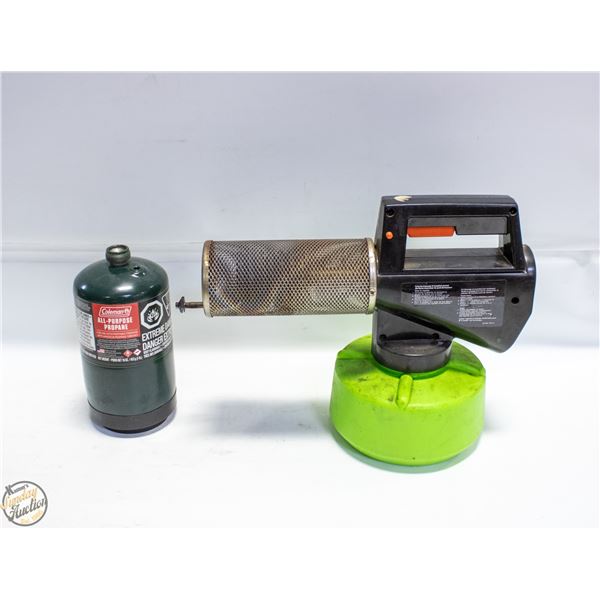 BURGESS MOSQUITO FOGGER & PROPANE TANK