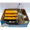 Image 1 : ESTATE FISHING TACKLE BOX AND NET