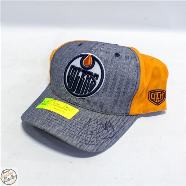 AUTOGRAPHED KASSIAN OILERS BASEBALL HAT NO COA