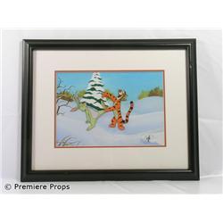 Winnie the Pooh Rabbit & Tigger Framed Production Cel