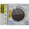 Image 1 : Bank of Upper Canada 1854 One Penny Bank Token