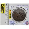 Image 1 : Bank of Upper Canada 1857 One Penny Bank Token