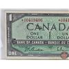 Image 2 : Canada $1 Bill 1954 *Replacement : Beattie/Rasminsky # *AA0419406
