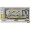 Image 1 : Canada $20 Bill 1954DF "Devil's Face" : Beattie/Coyne #EE0967854