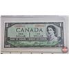 Image 3 : Canada $1 Bills 1954DF "Devil's Face" (2 Consecutive) : Beattie/Coyne #MA4980026-0027