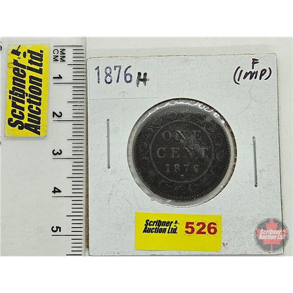 Canada Large Cent 1876H