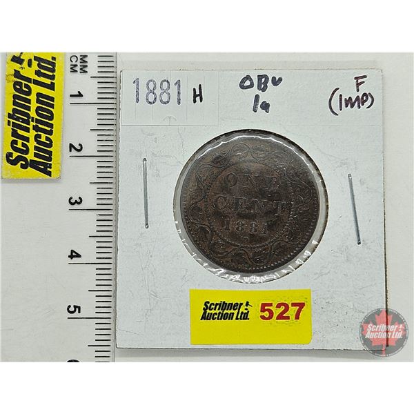 Canada Large Cent 1881H