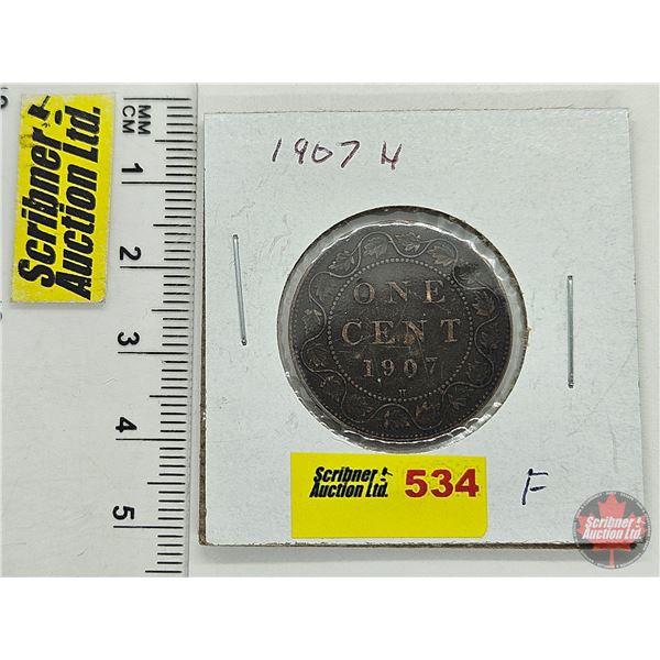 Canada Large Cent 1907H