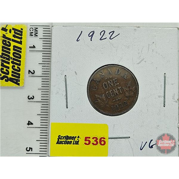 Canada One Cent 1922