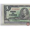 Image 2 : Bank of Canada $1 Bill 1937 : OSBOURNE/TOWERS #CA5267545