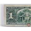 Image 5 : Bank of Canada $1 Bill 1937 : OSBOURNE/TOWERS #CA5267545