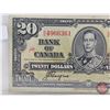 Image 2 : Bank of Canada $20 Bill 1937 : Coyne/Towers #KE4966361