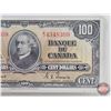 Image 3 : Bank of Canada $100 Bill 1937 : Coyne/Towers #BJ4348309