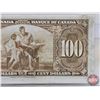 Image 6 : Bank of Canada $100 Bill 1937 : Coyne/Towers #BJ4348309
