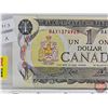 Image 2 : Canada $1 Bill 1973 "X" Replacement : Crow/Bouey #BAX1374960